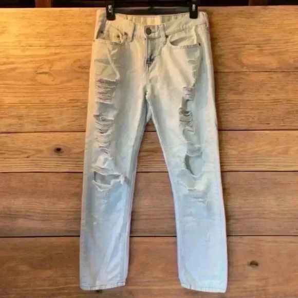 Bethany Mota size 2 regular white ripped jeans.  Excellent condition. - Picture 1 of 4